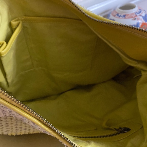 Miss Albright yellow anthropologie brand leather purse - Picture 4 of 6